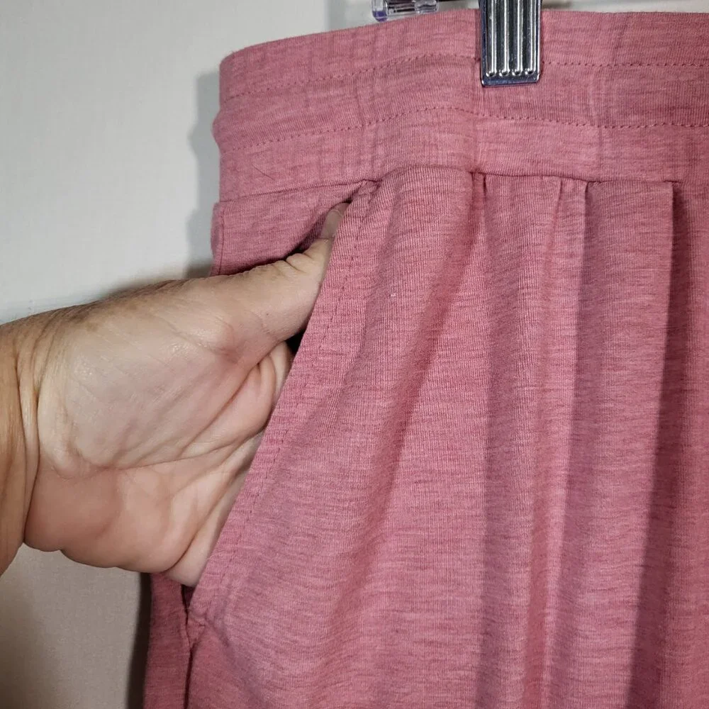 AnyBody Woman's Lightweight Lounge Pant Size Large Pink Heather - Picture 4 of 9